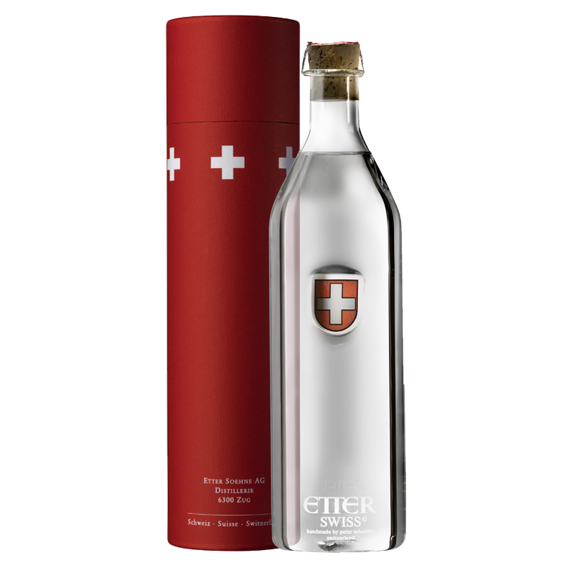 Karaffe «Schweiz» Etter Zuger Kirsch 70cl, 41% Vol. Karaffe «Schweiz» Etter Zuger Kirsch 70cl, 41% Vol.